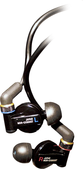 Sony MDR EX800ST Studio Monitor Stereo In Ear Headphones AudioCubes