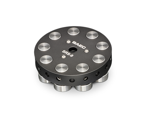 SAEC SRS-9 High-performance record stabilizer equipped with SVM (Suppress Vibration Material) mechanism.
